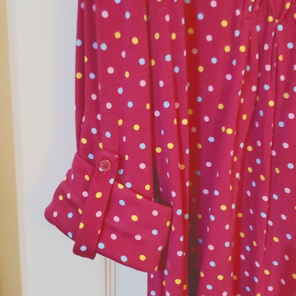 Pink polka-dot shirt - Picture 3 of 5